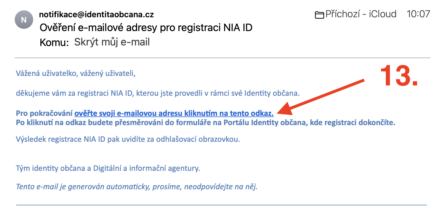 Přihlašovací a registrační údaje